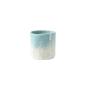 FLOWER POT 18, M, ice blue