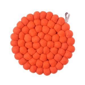TRIVET, ROUND, coral