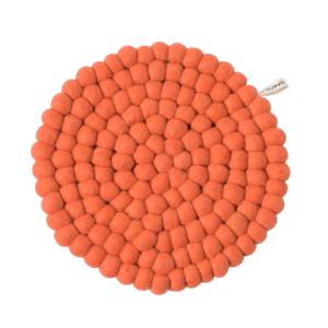 TRIVET, ROUND, L, coral