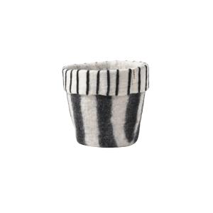 FLOWER POT 20, L, zebra