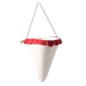 CANDY CONE, L, white