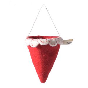 CANDY CONE, S, red