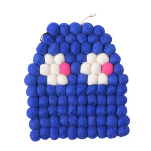 TRIVET, SPOOKY, electric blue