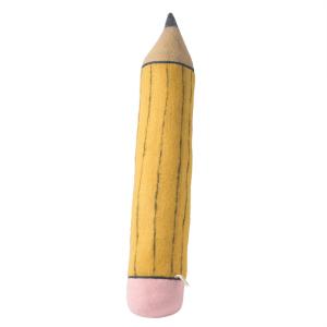 PENCIL, CUSHION, ochre