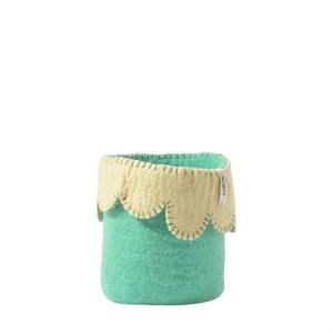 FLOWER POT 26, green-lemon