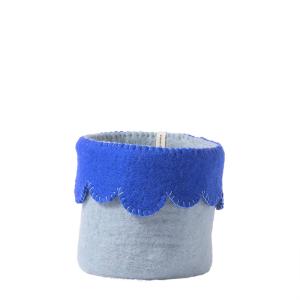FLOWER POT 26, dusty-electric-blue
