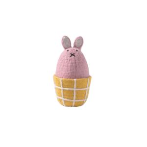 EGG-BUNNY, pink-ochre