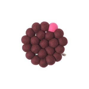 TRIVET, BOLD, burgundy