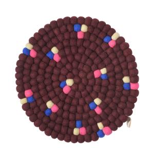 SEAT CUSHION 26, burgundy