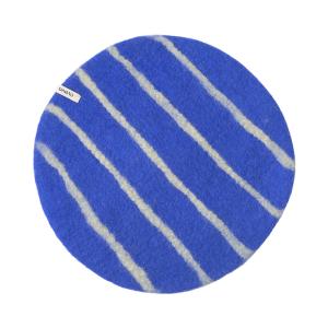 SEAT CUSHION 25, blue-stripes