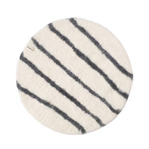 SEAT CUSHION 25, black-stripes