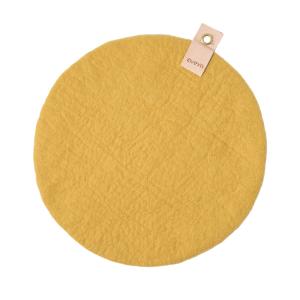 SEAT CUSHION, SOLID, mustard