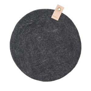 SEAT CUSHION, SOLID, raw-black