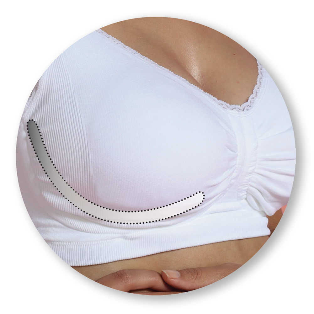 Maternity & Nursing bra Carri-Gel white, Carriwell