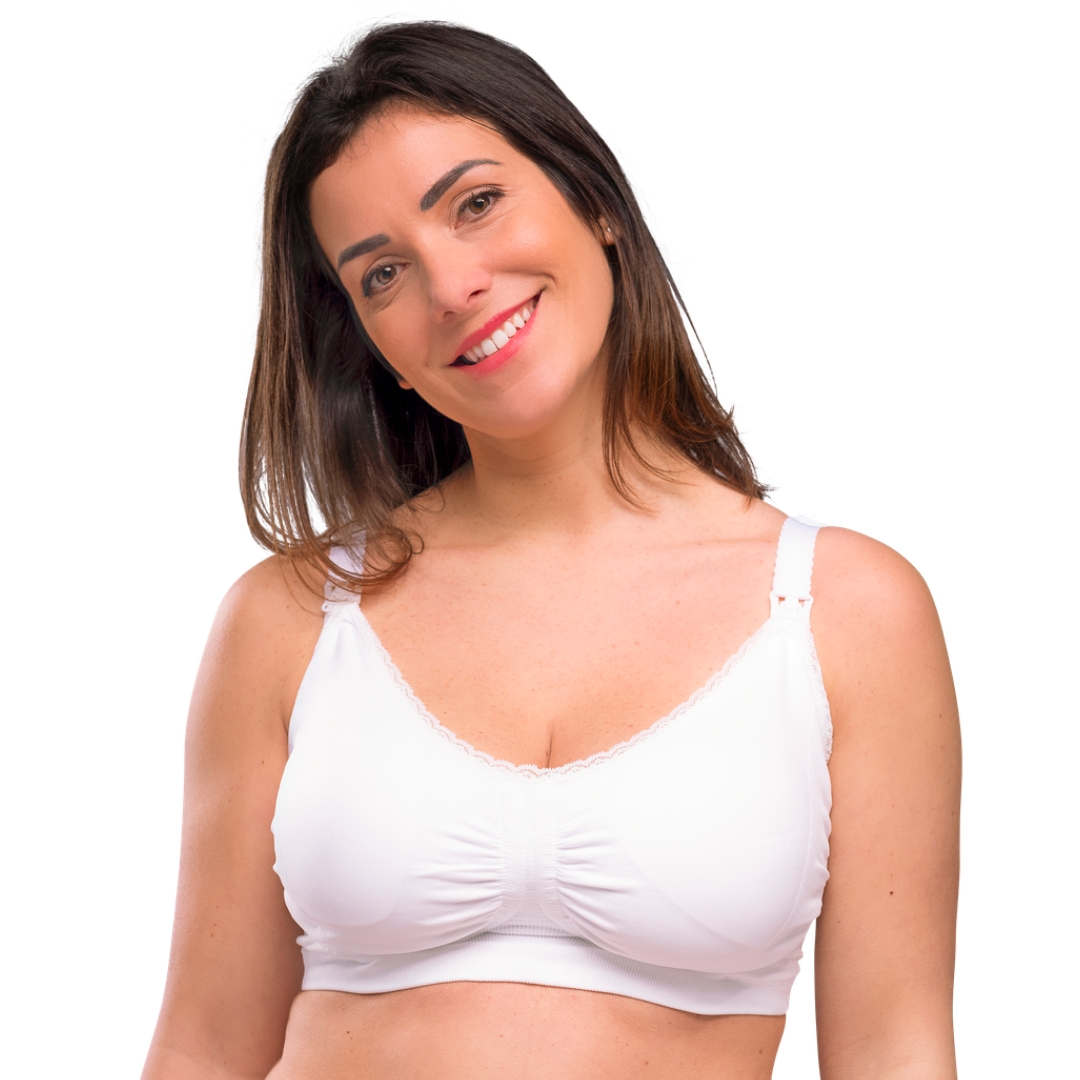 Carriwell Padded GelWire® Support Nursing Bra In Black Ideal For