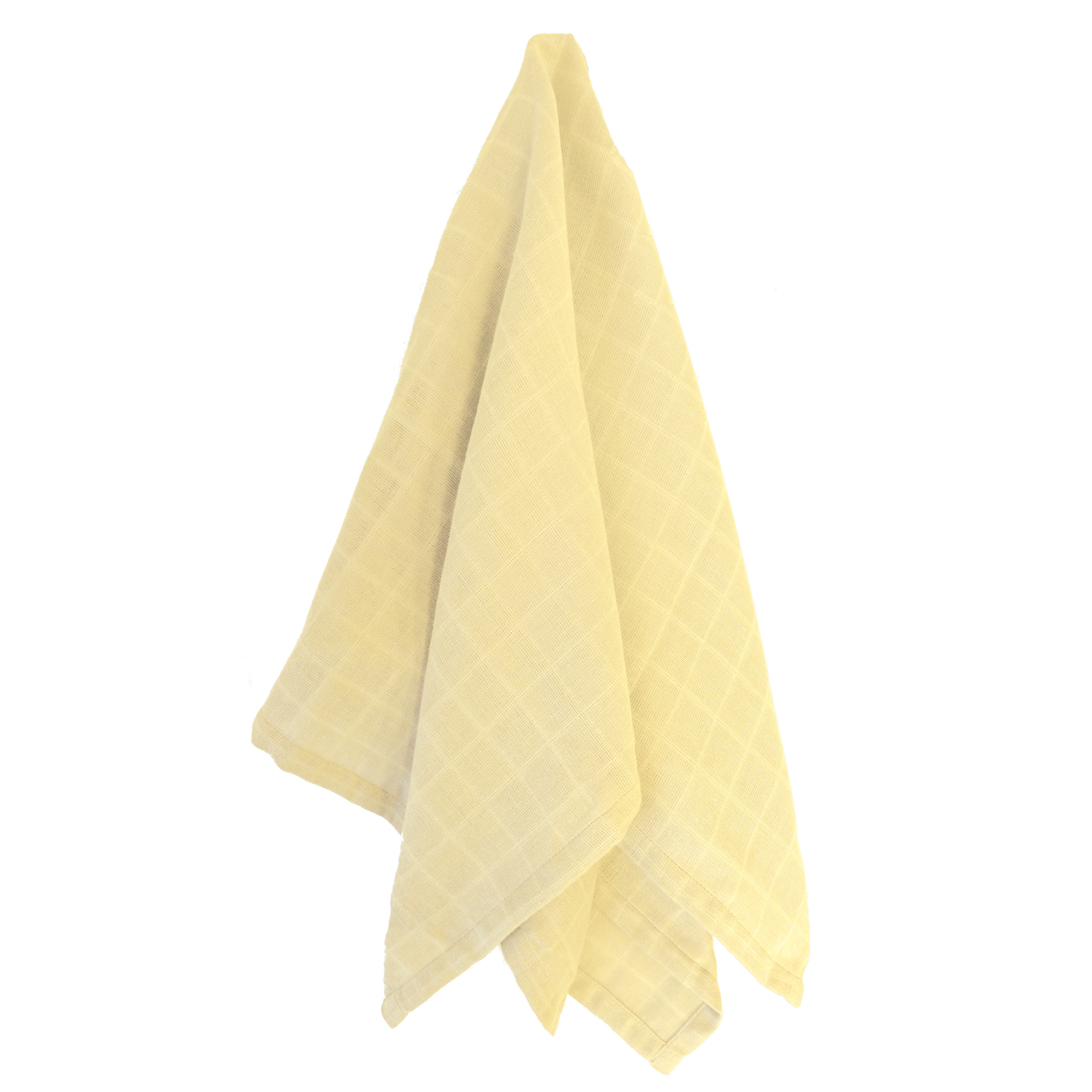 yellow muslin blanket