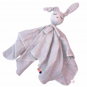 Towel Doll Rabbit Pale Rose GOTS
