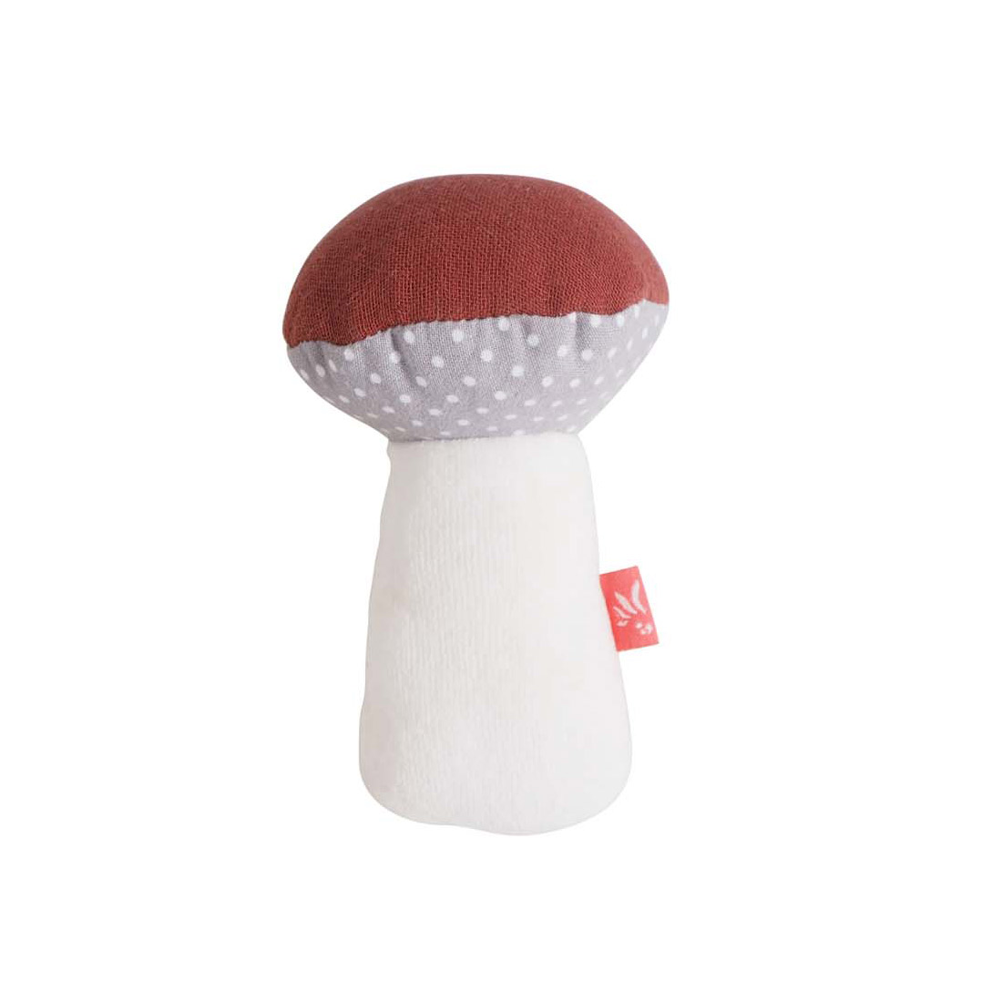 Squeaker Mushroom Dots GOTS