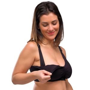 Padded Maternity & Nursing bra Carri-Gel black