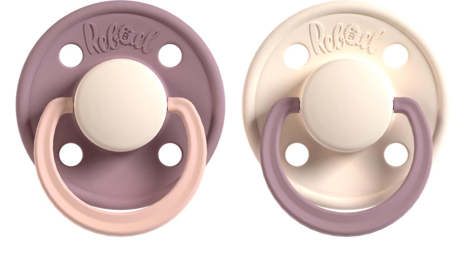 Rebael Pacifier Misty Pearly Poodle - Frosty Pearly Rhino 0-6 months