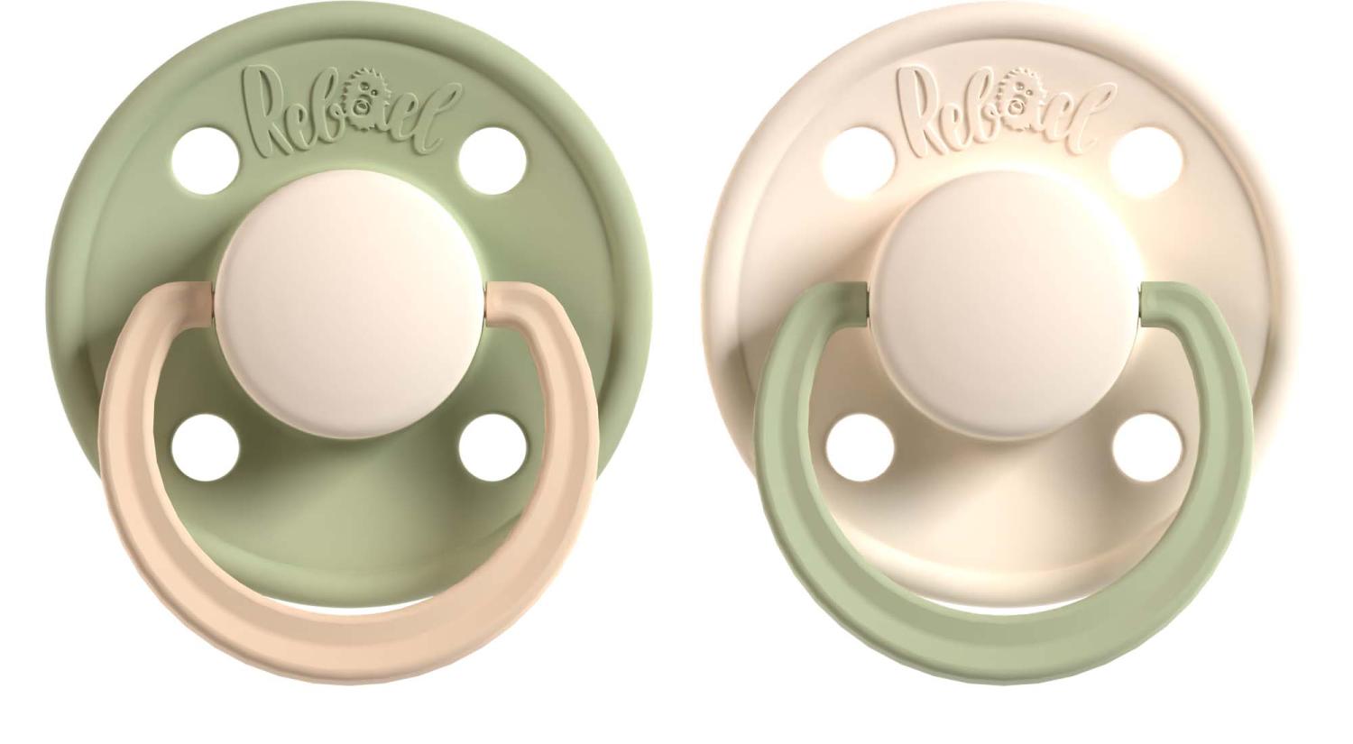 Rebael Pacifier Cloudy Pearly Lion - Frosty Pearly Dolphin 0-6 months