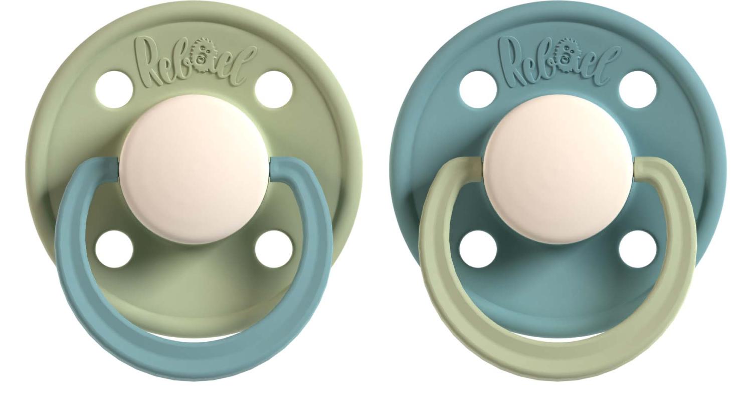 Rebael Pacifier Cloudy Pearly Snake - Rainy Pearly Dolphin 6+ months