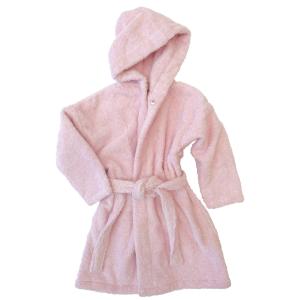 Bath robe pink GOTS