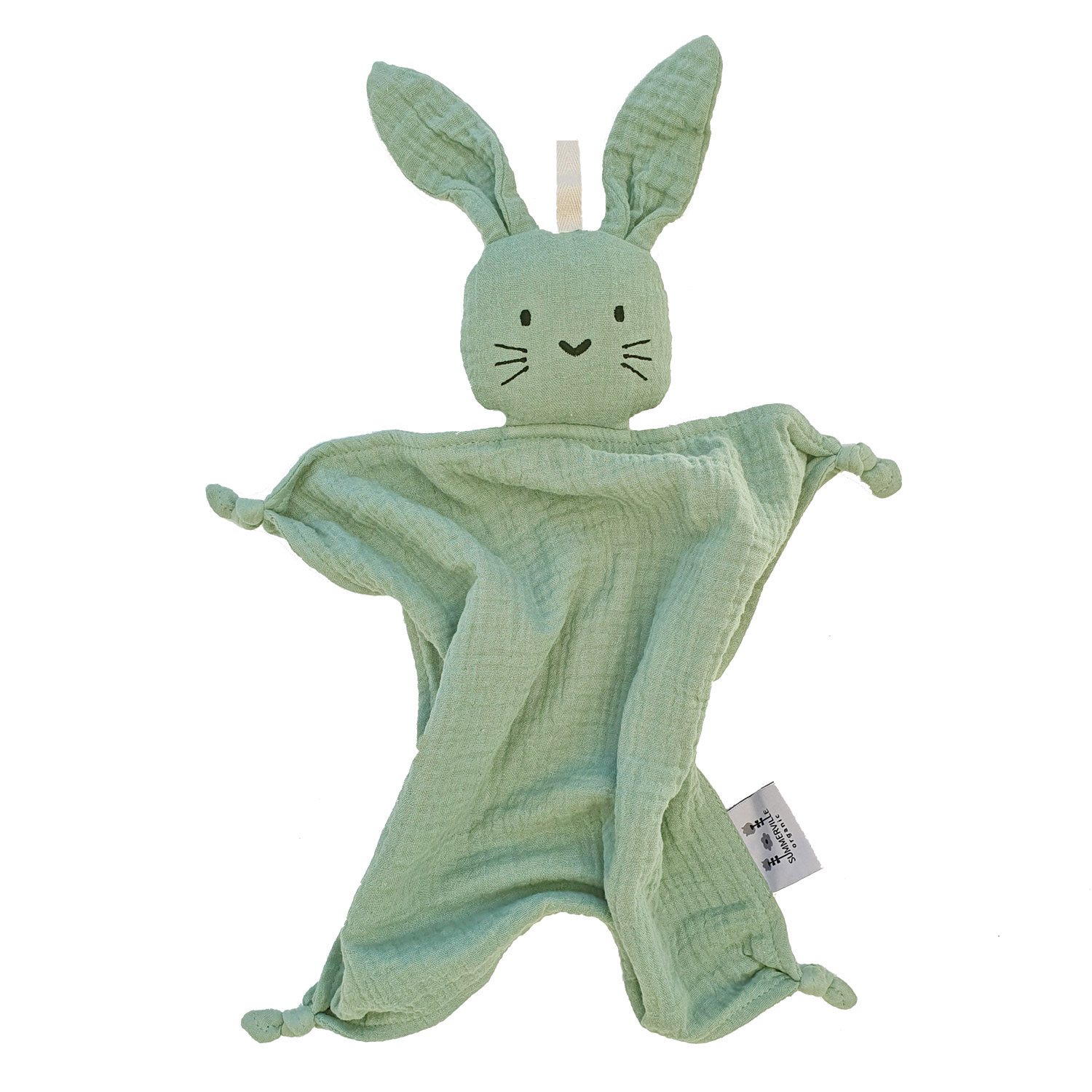 Cuddly rabbit cameo green GOTS