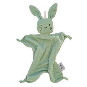 Cuddly rabbit cameo green GOTS