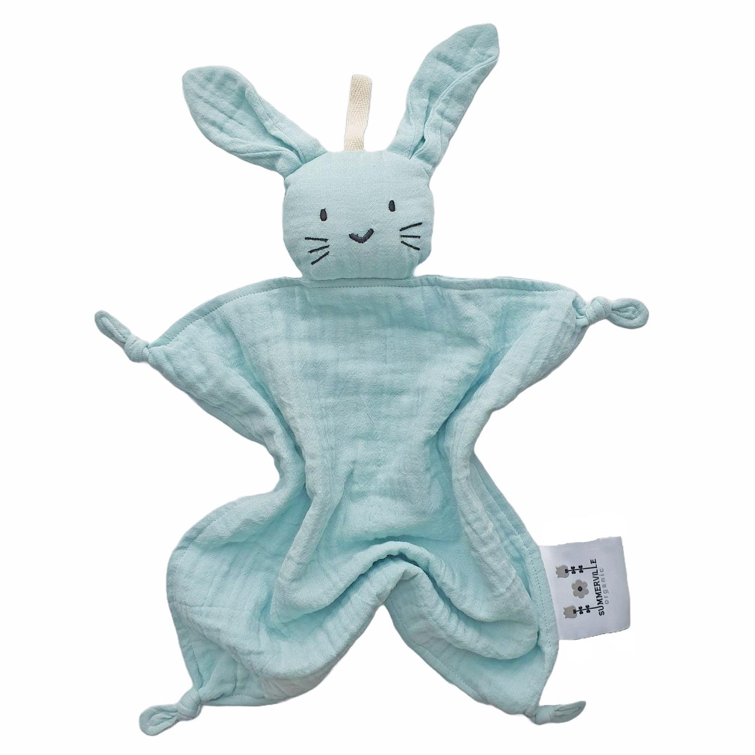 Cuddly rabbit ice blue GOTS - outlet