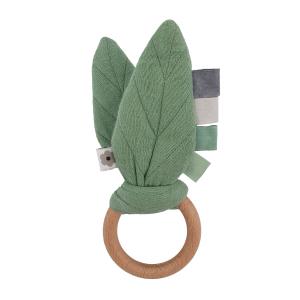 Crinkle toy leaves green eco