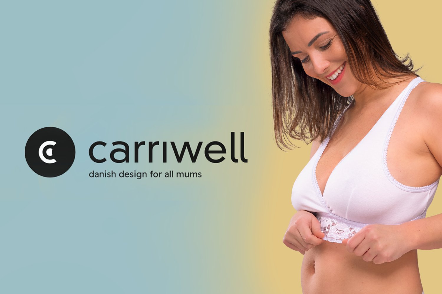 Carriwell Soft As Silk Nursing Bra - Black