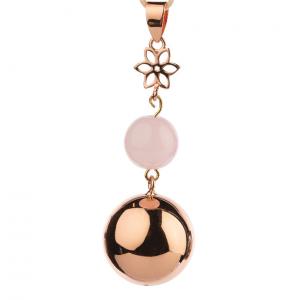 Bola rose gold pearl flower