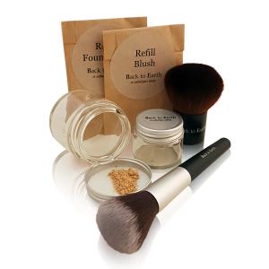 Start Kit Blush, 2 borstar - Glas & Refill