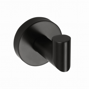 Handdukskrok Black, svart matt, Duschbyggarna