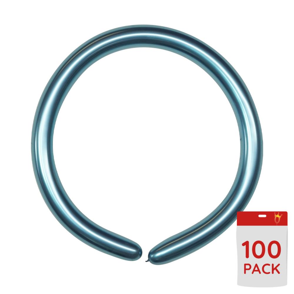 Modelling balloons - Blue Chrome 100-pack