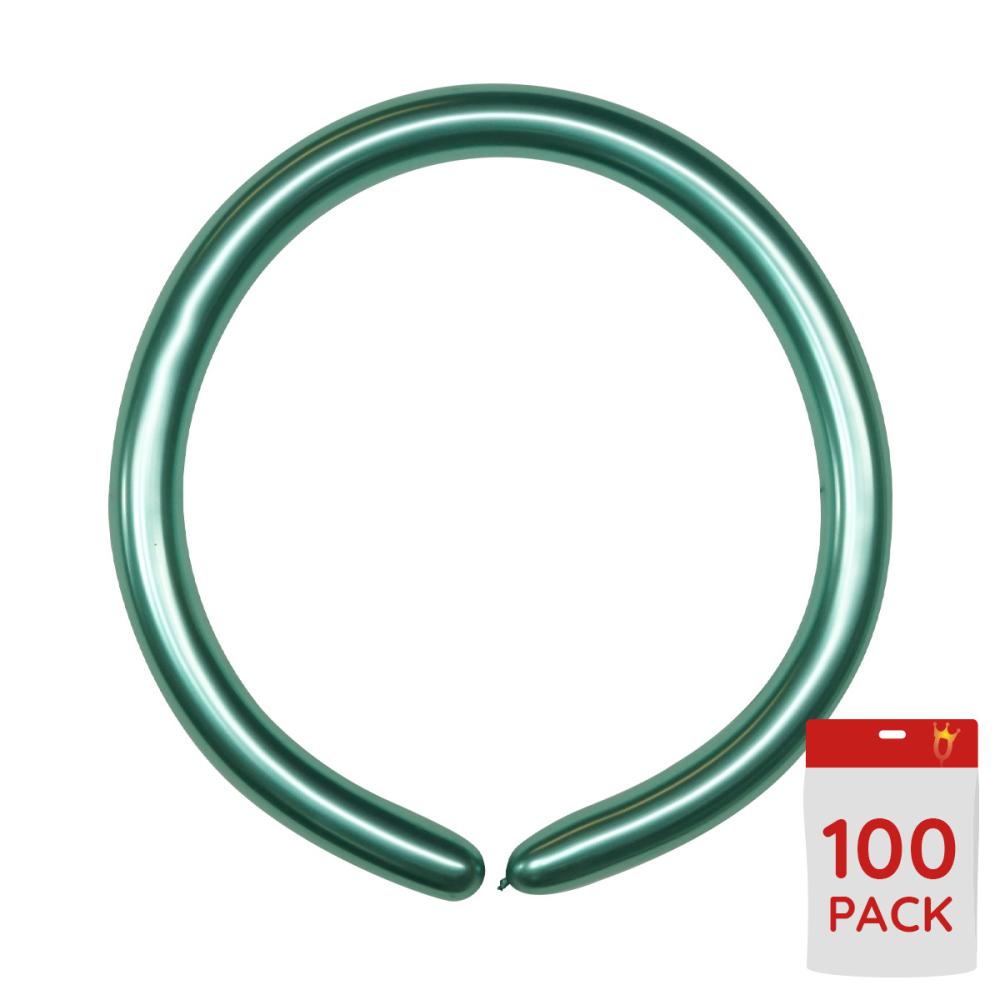 Modelling balloons - Green Chrome 100-pack