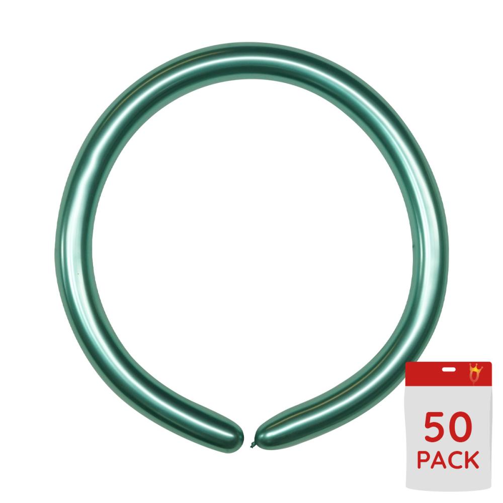 Modelling balloons - Green Chrome 50-pack