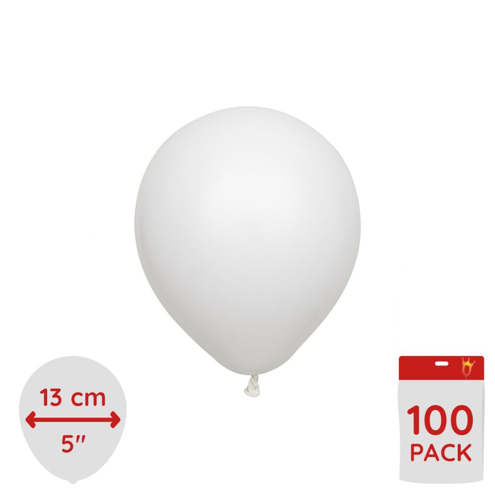 Latexballoons - White 13 cm 100-pack