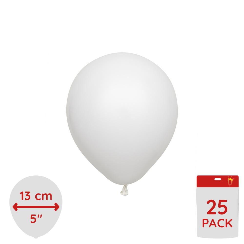 Latexballoons - White 13 cm 25-pack