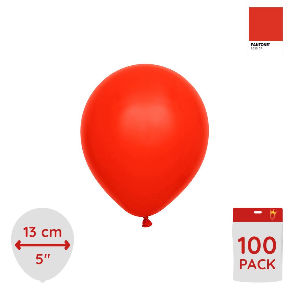 Latexballoons - Red 13 cm 100-pack