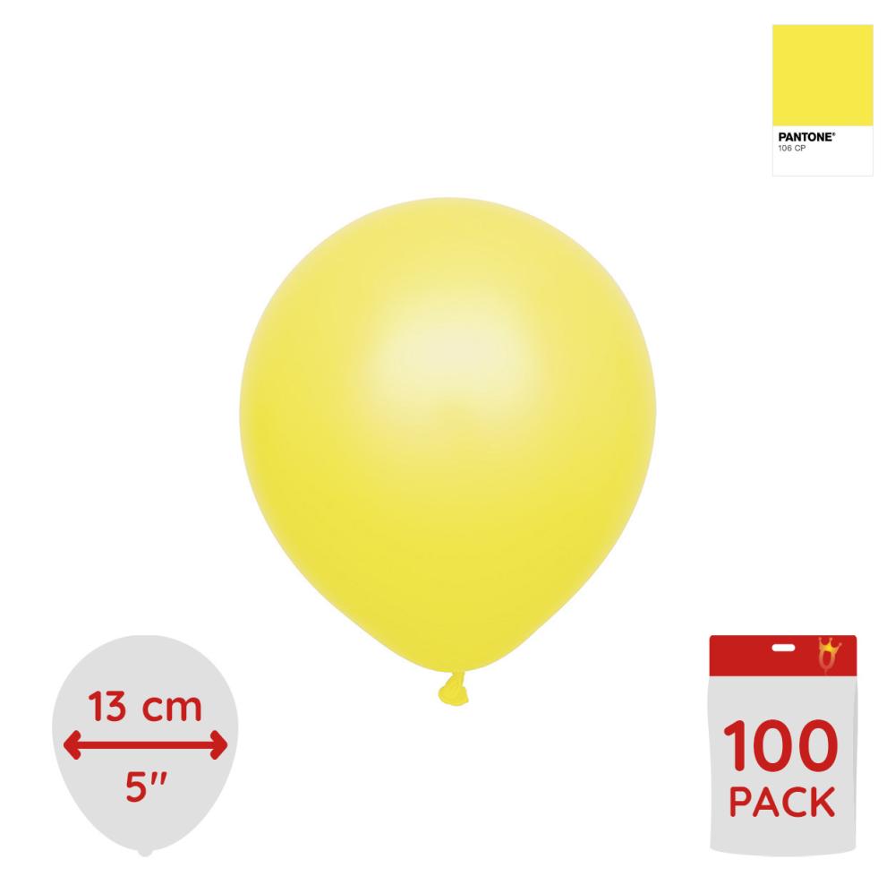 Latexballoons - Yellow 13 cm 100-pack