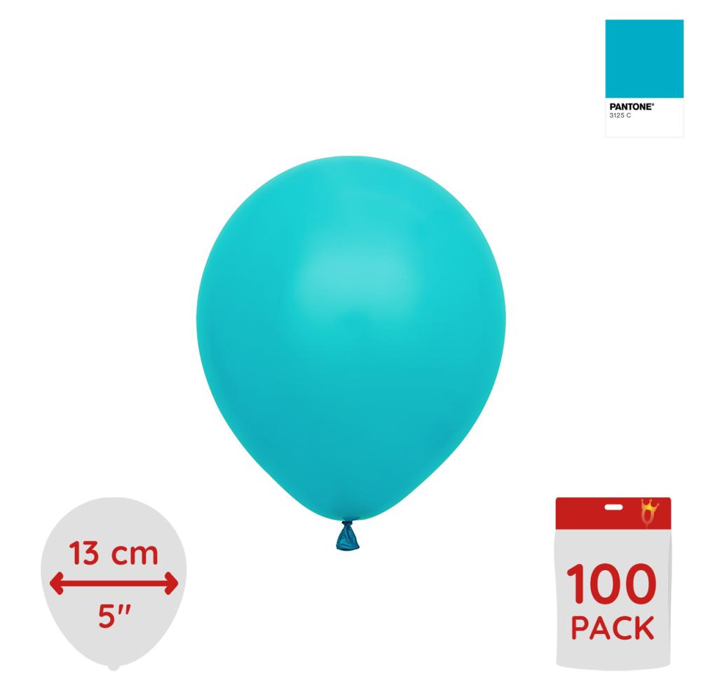 Latexballoons - Turquoise 13 cm 100-pack