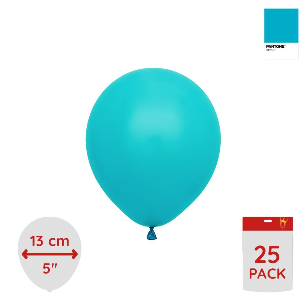 Latexballoons - Turquoise 13 cm 25-pack