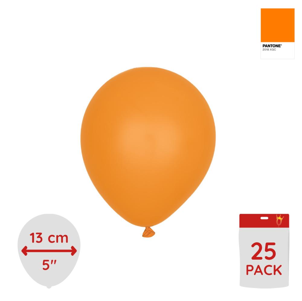 Latexballoons - Orange 13 cm 25-pack