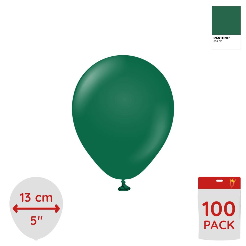 Latexballoons - Dark Green 13 cm 100-pack