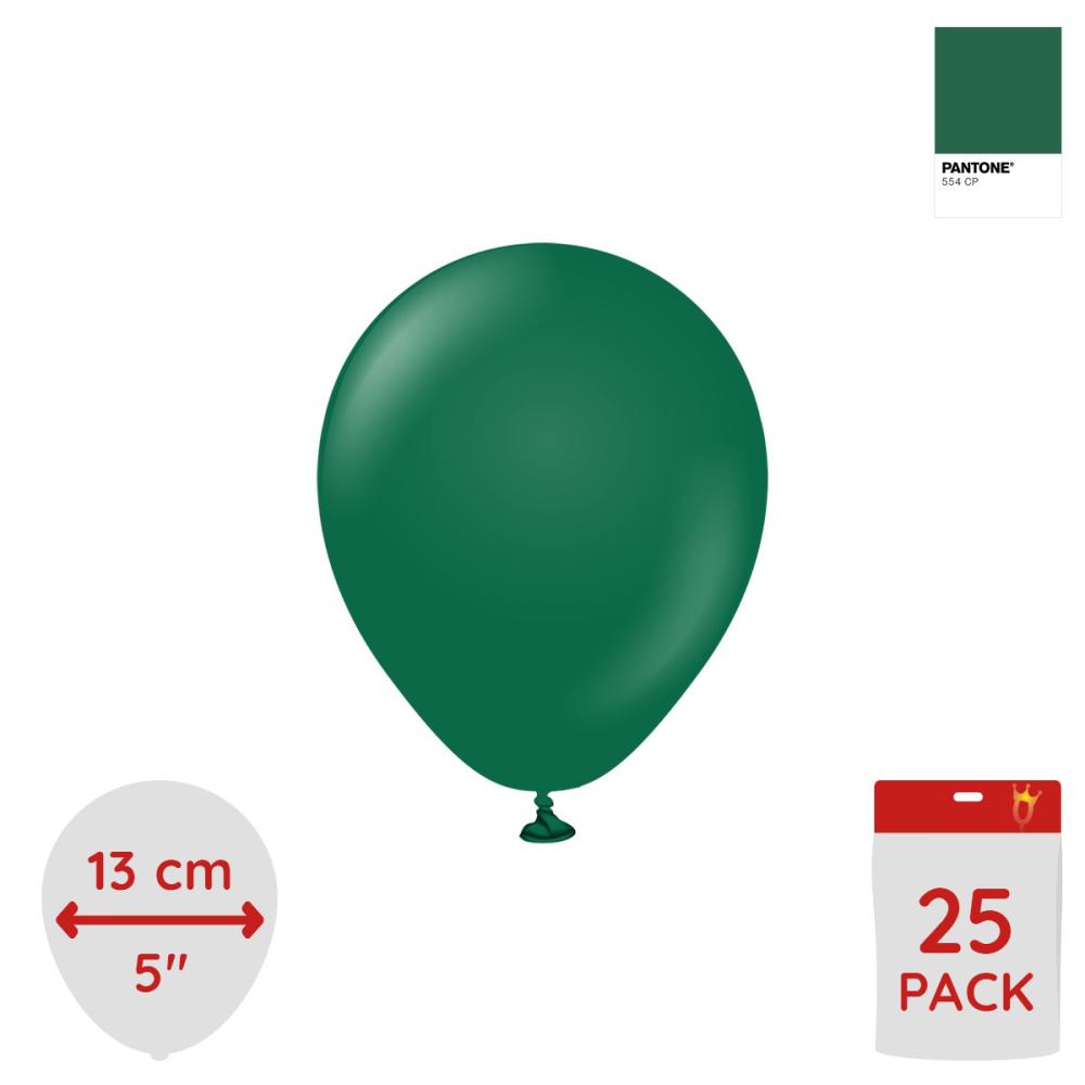 Latexballoons - Dark Green 13 cm 25-pack