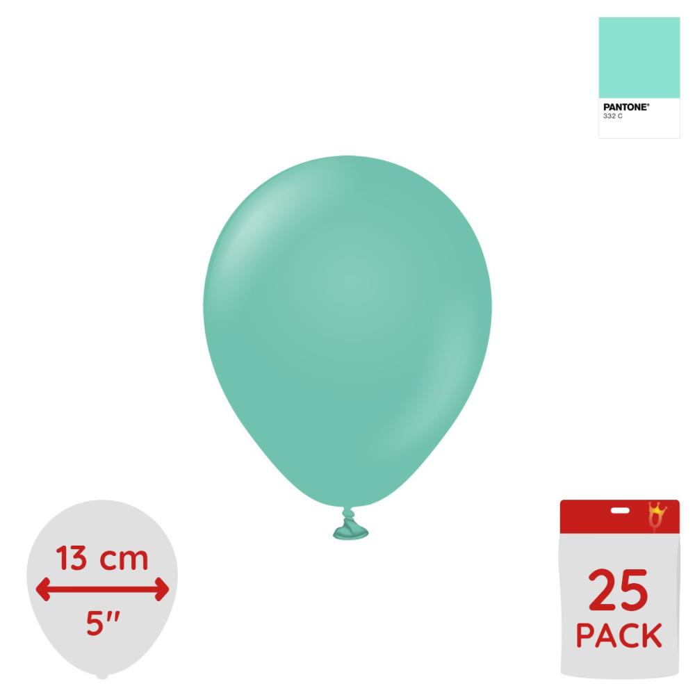 Latexballoons - Sea Green 13 cm 25-pack