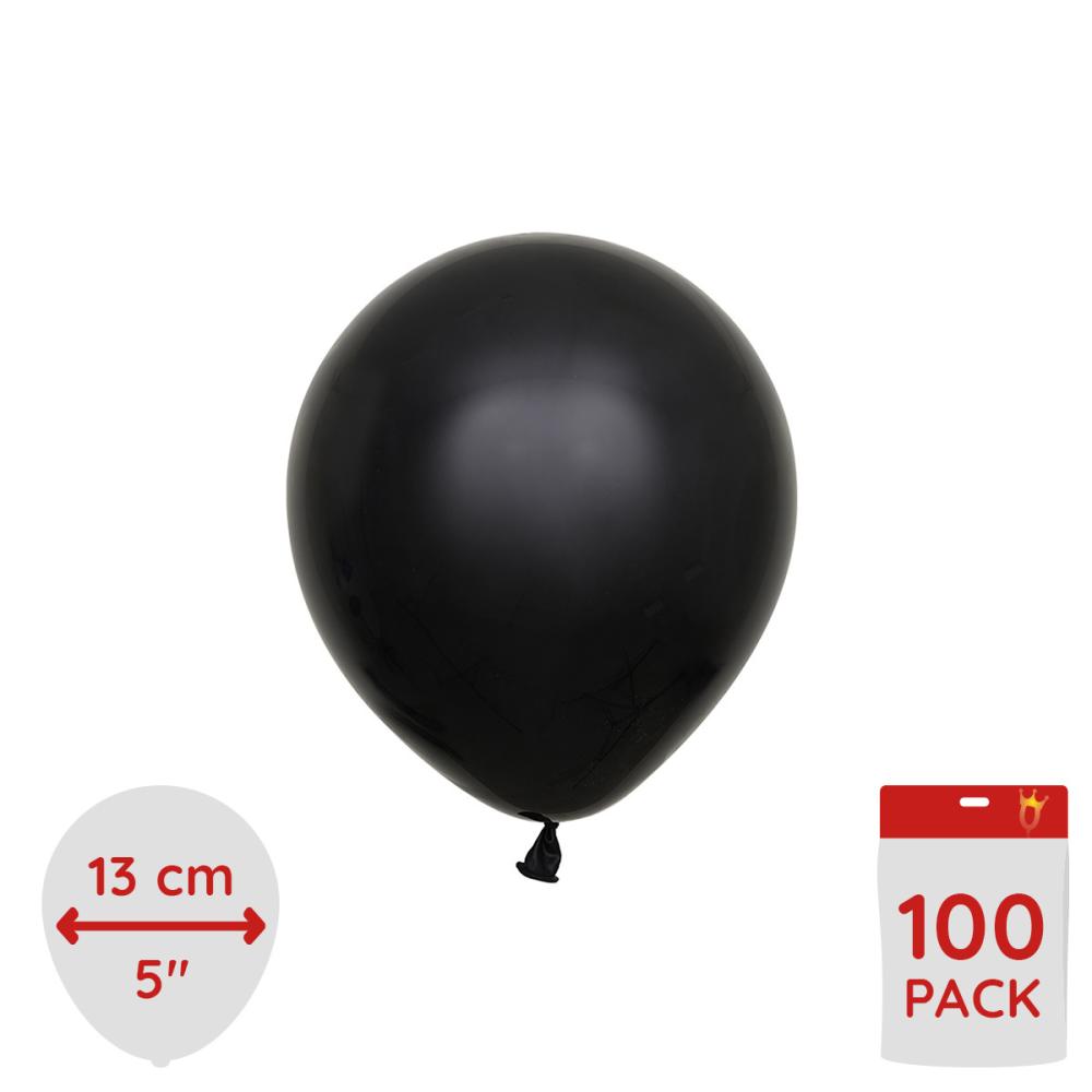 Latexballoons - Black 13 cm 100-pack