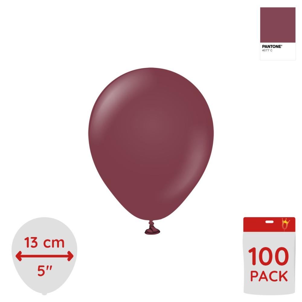 Latexballoons - Burgundy 13 cm 100-pack